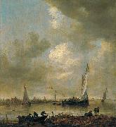 Jan van  Goyen Smalschips oil